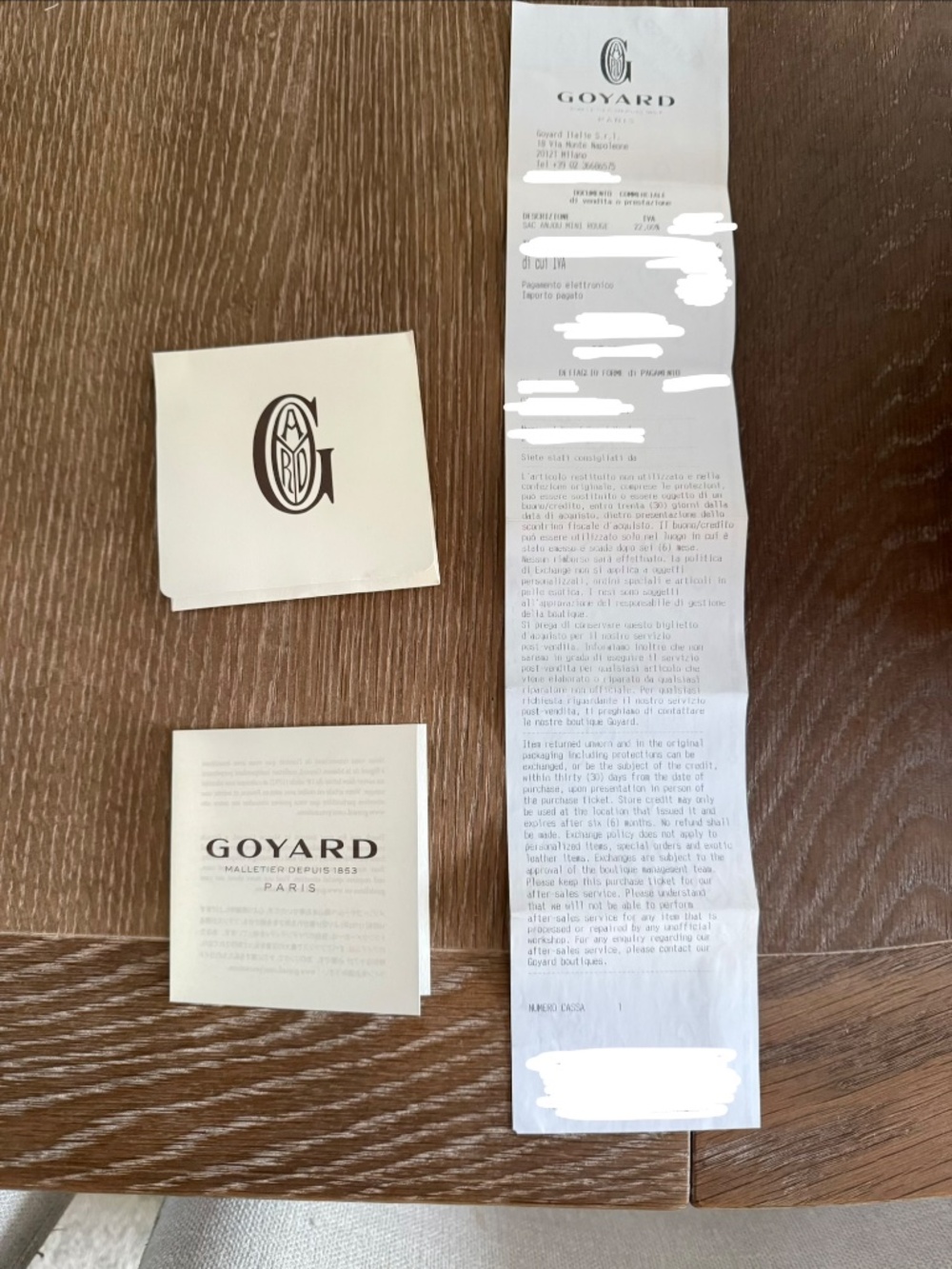 Goyard Anjou Mini - purchased in Milan Goyard store - Picture 10 of 10